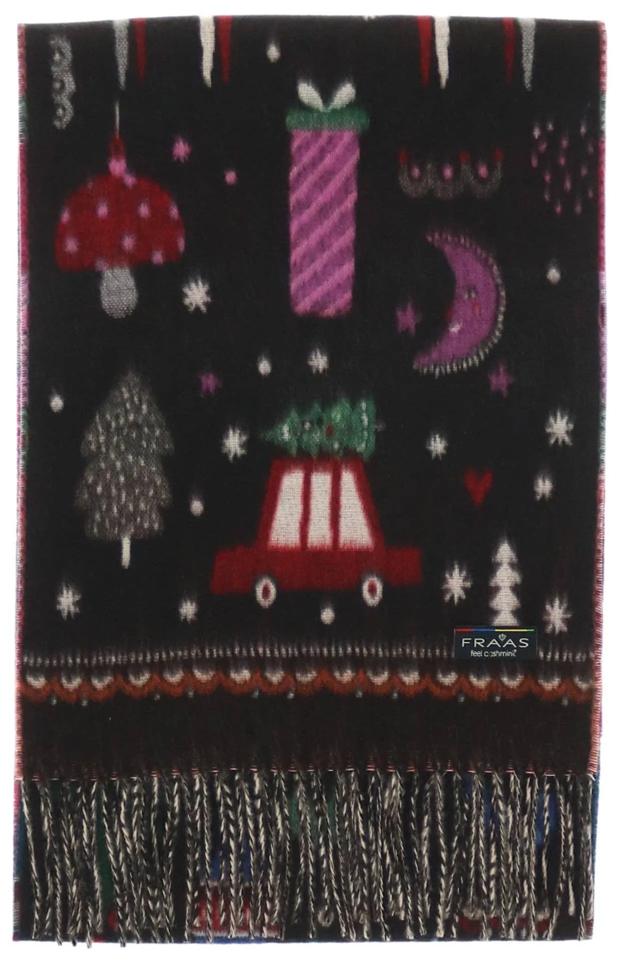 FRAAS - The Scarf Company - Christmas Kitsch: Navy