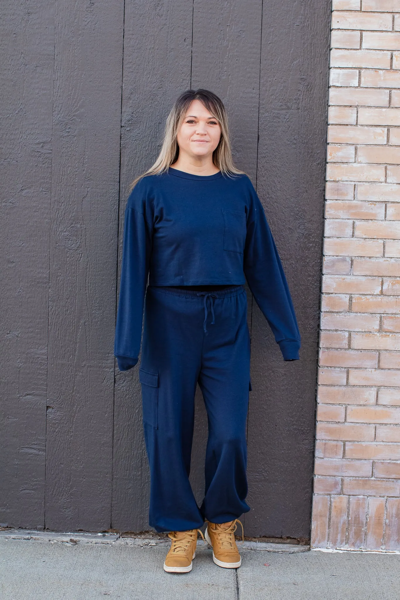 French Terry Cargo Jogger Pant