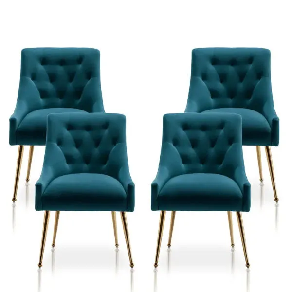Fully Upholstered Indoor Furniture - Dining Set -  Bryn