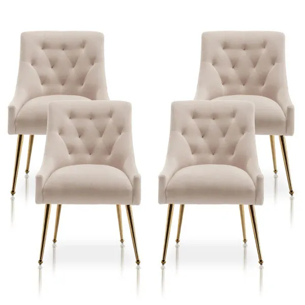 Fully Upholstered Indoor Furniture - Dining Set -  Bryn