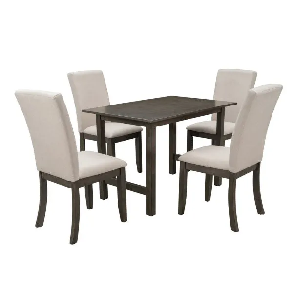 Fully Upholstered Indoor Furniture - Dining Set - Glena