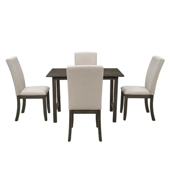 Fully Upholstered Indoor Furniture - Dining Set - Glena