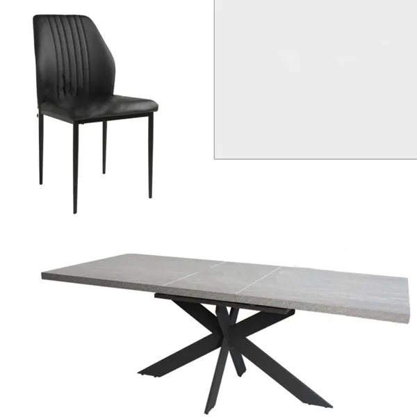 Fully Upholstered Indoor Furniture - Dining Set - Kermit