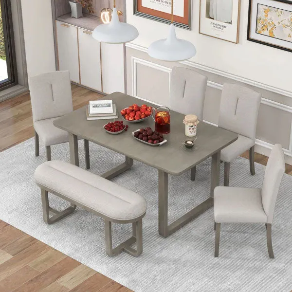 Fully Upholstered Indoor Furniture - Dining Set - Mozaic