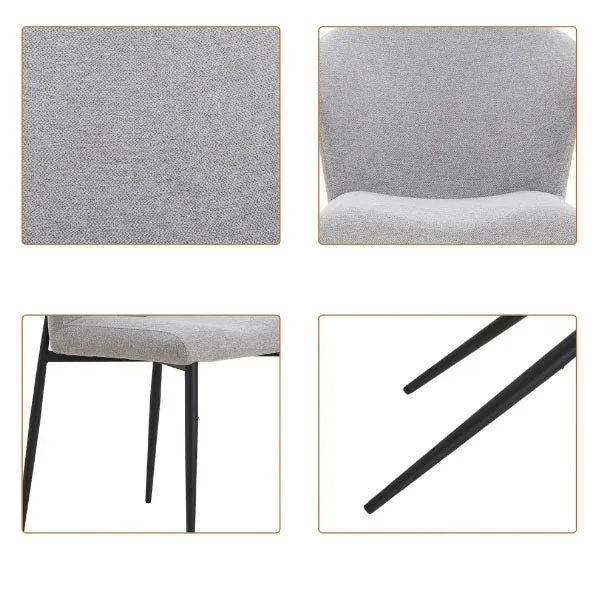 Fully Upholstered Indoor Furniture - Dining Set - Valtellina
