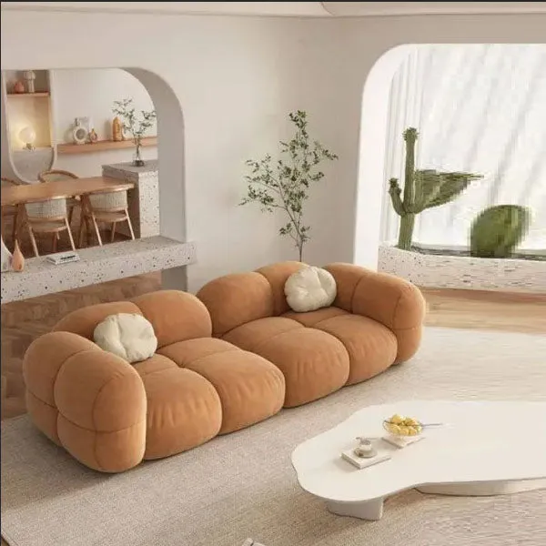 Fully Upholstered Indoor Furniture - Sofa Set - Alec