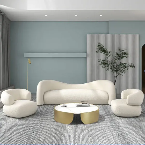 Fully Upholstered Indoor Furniture - Sofa Set - Gideon