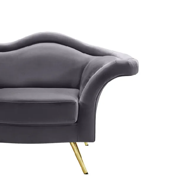 Fully Upholstered Indoor Furniture - Sofa Set - Lips Grey