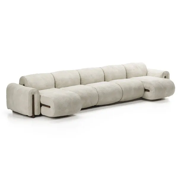 Fully Upholstered Indoor Furniture - Sofa Set - Loren
