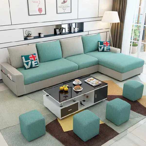 Fully Upholstered Indoor Furniture - Sofa Set - Nueva