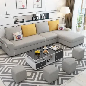 Fully Upholstered Indoor Furniture - Sofa Set - Nueva