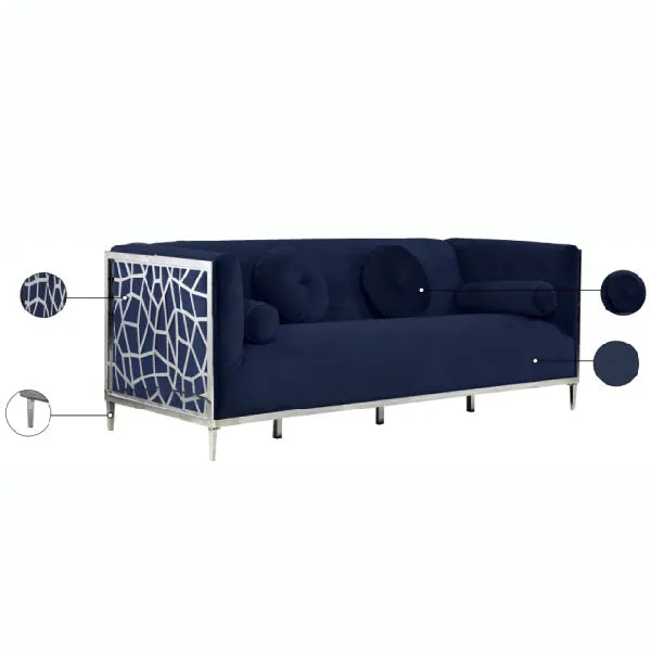 Fully Upholstered Indoor Furniture - Sofa Set - Opal
