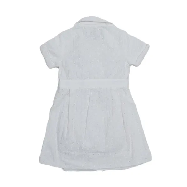 Girl's Embroidery Wrap Dress