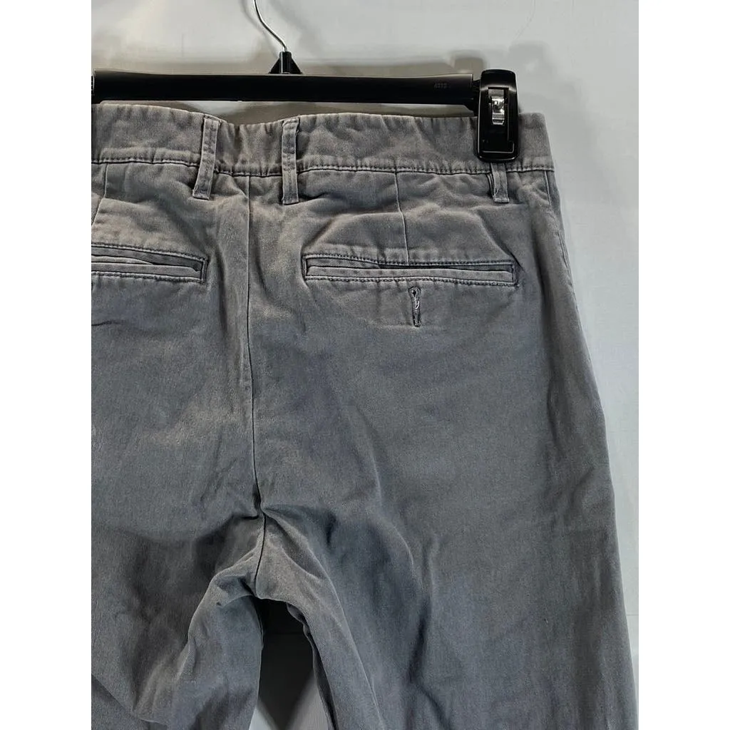 GOODFELLOW & CO Men's Thundering Gray Hennepin Slim-Fit Chino Pants SZ 28X30
