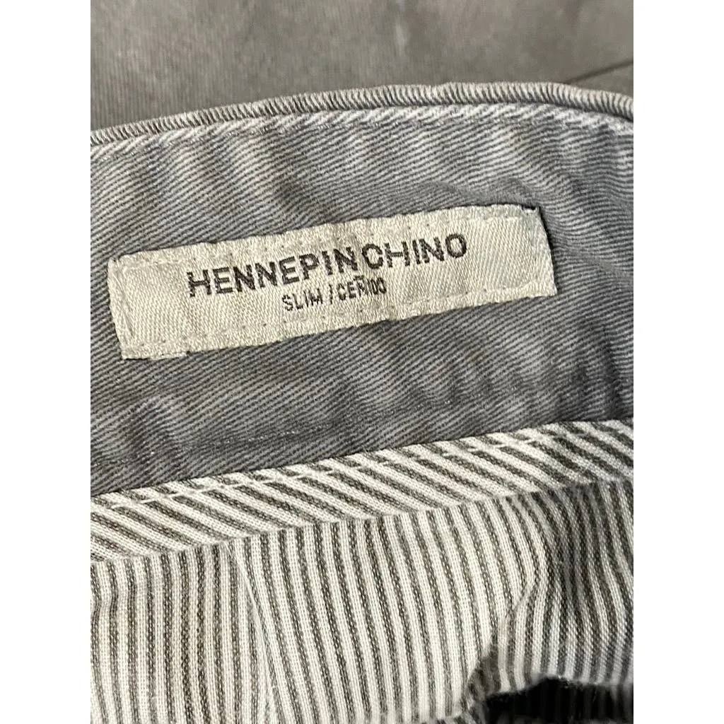 GOODFELLOW & CO Men's Thundering Gray Hennepin Slim-Fit Chino Pants SZ 28X30