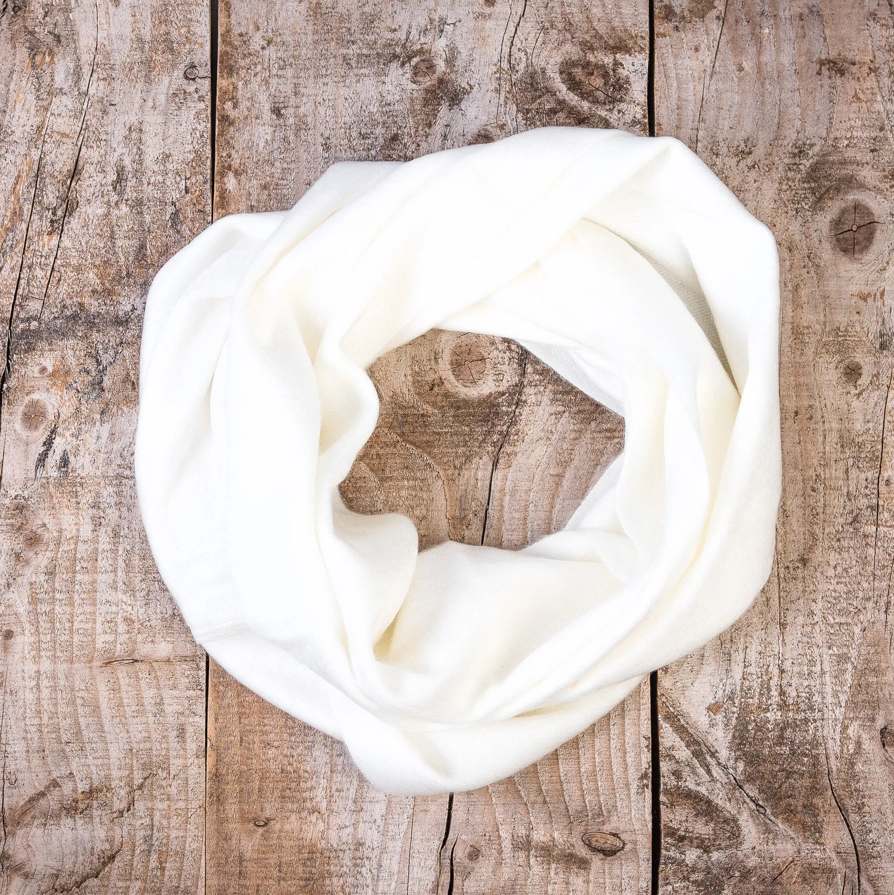 Grey & Blue Alpaca Wool Infinity Scarf