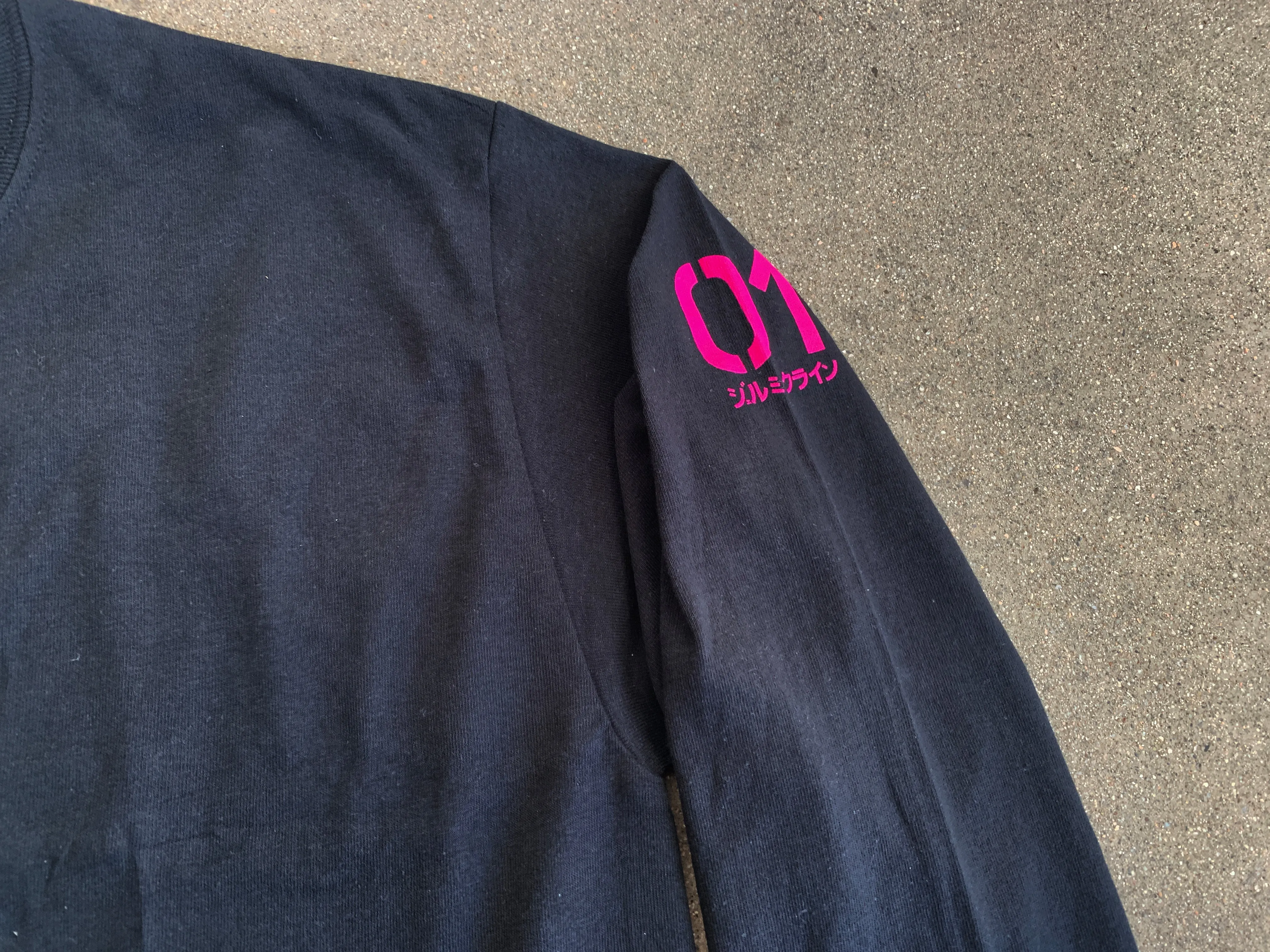 hatsune LONG SLEEVE t-shirt BLACK