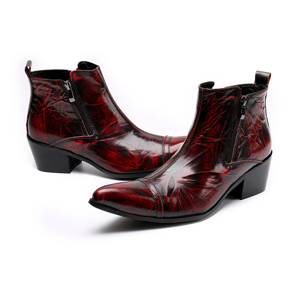 High Top Captoe Mens Boots