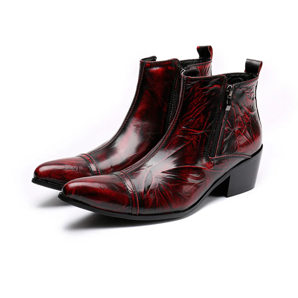 High Top Captoe Mens Boots
