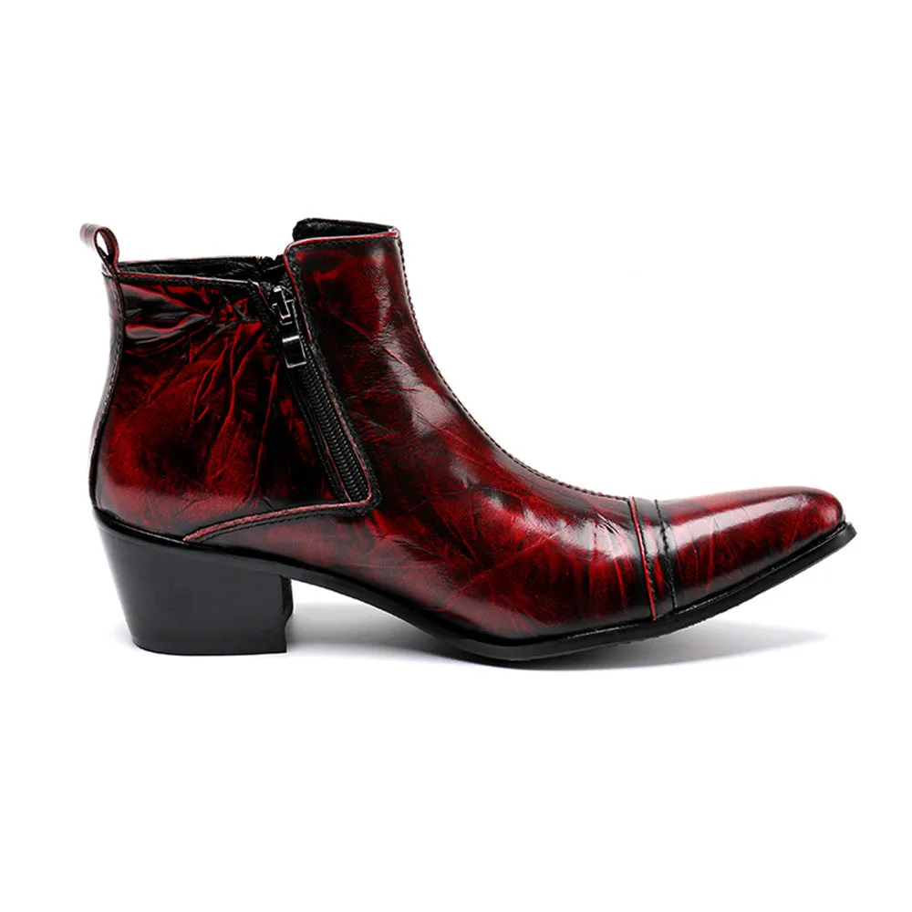 High Top Captoe Mens Boots