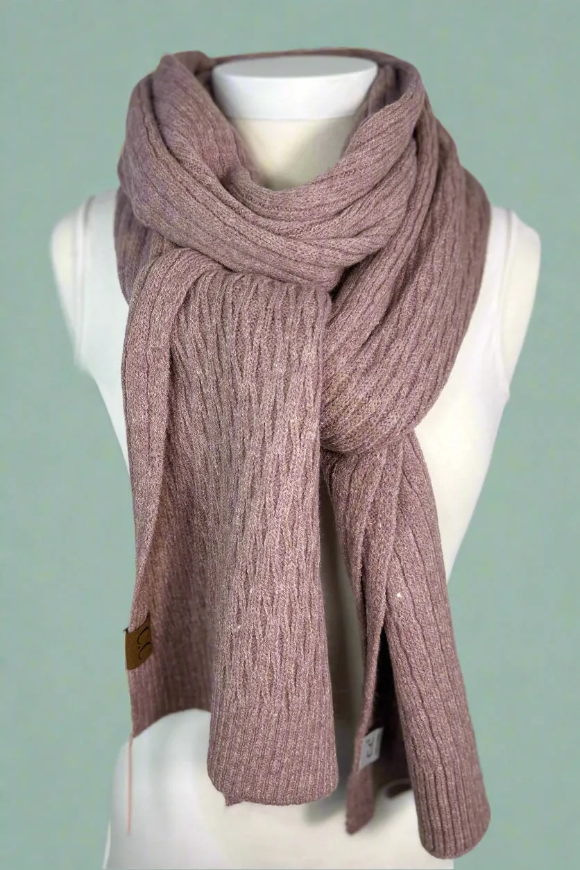 Honeycomb Pattern Scarf