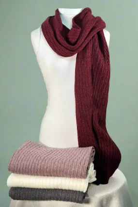 Honeycomb Pattern Scarf