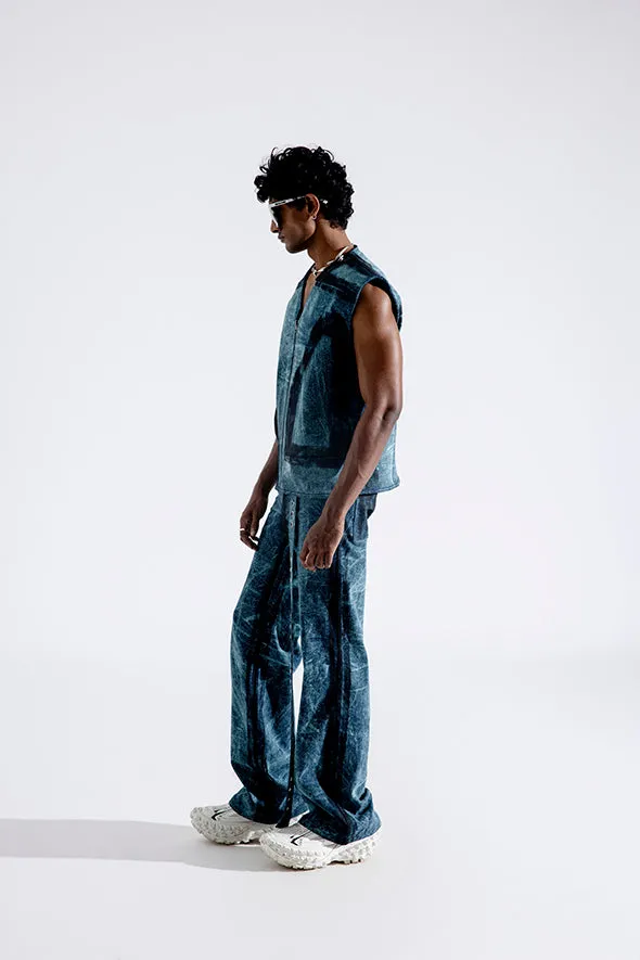 Ice Grunge Zipper Vest