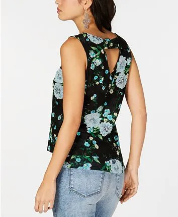 I.N.C. Double-Layer V-Neck Tank Top
