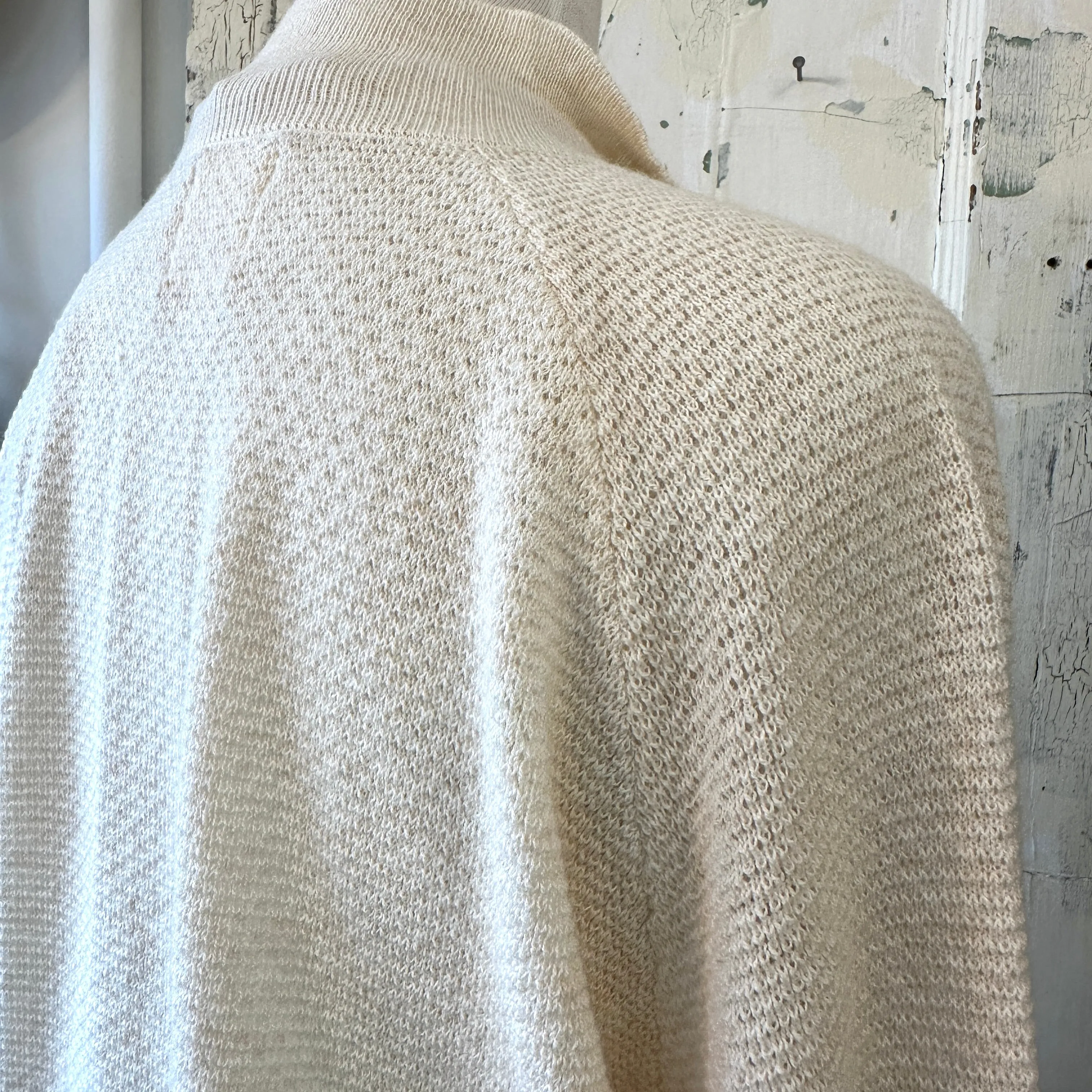 Indi & Cold // Waffle Knit Top with Buttons