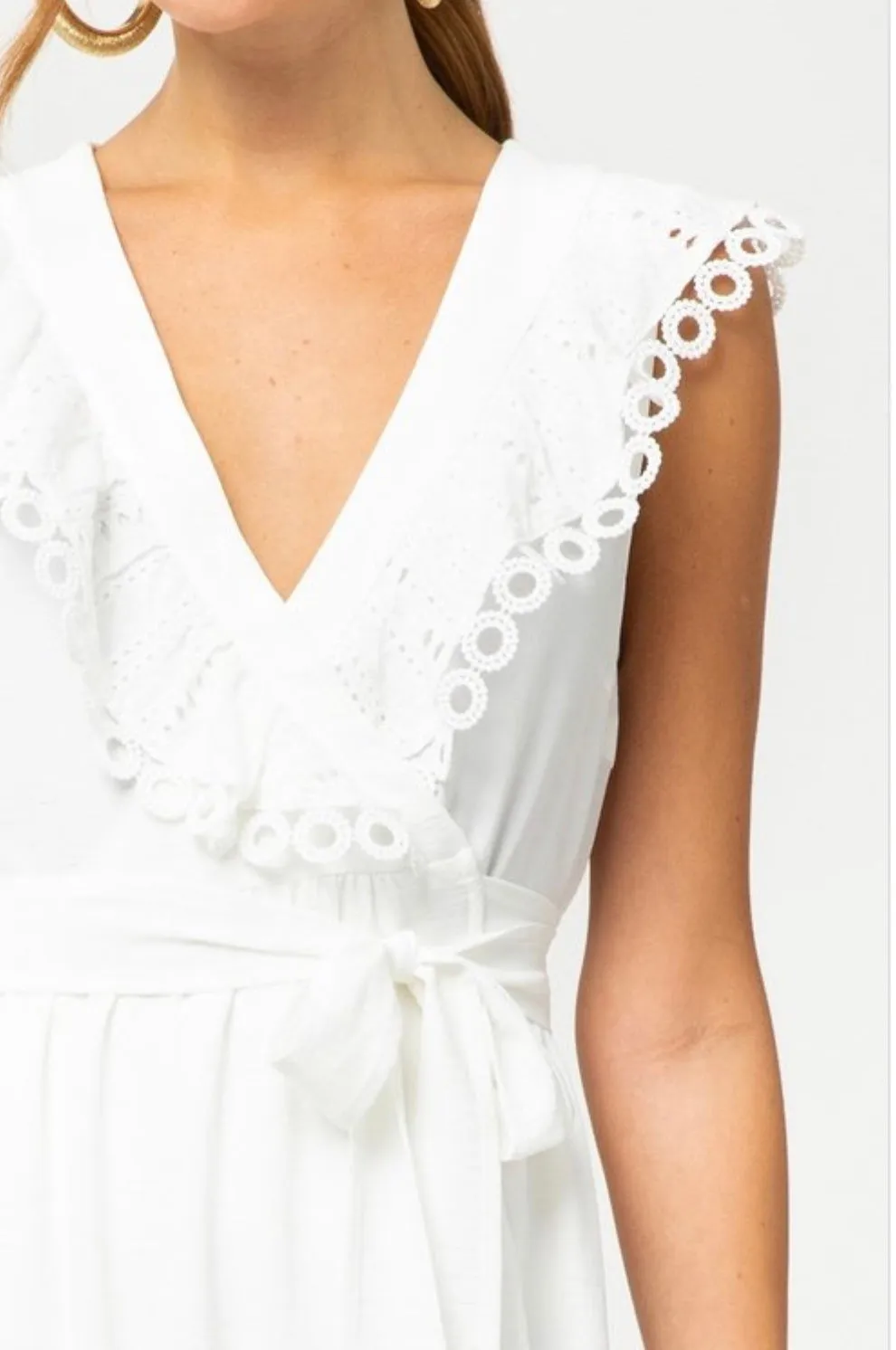 JACKLYN MIDI WRAP DRESS