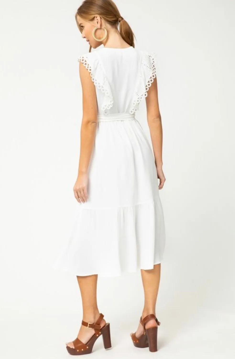 JACKLYN MIDI WRAP DRESS
