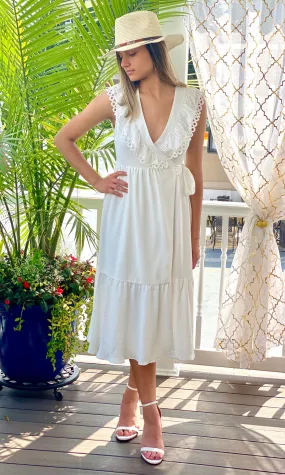 JACKLYN MIDI WRAP DRESS