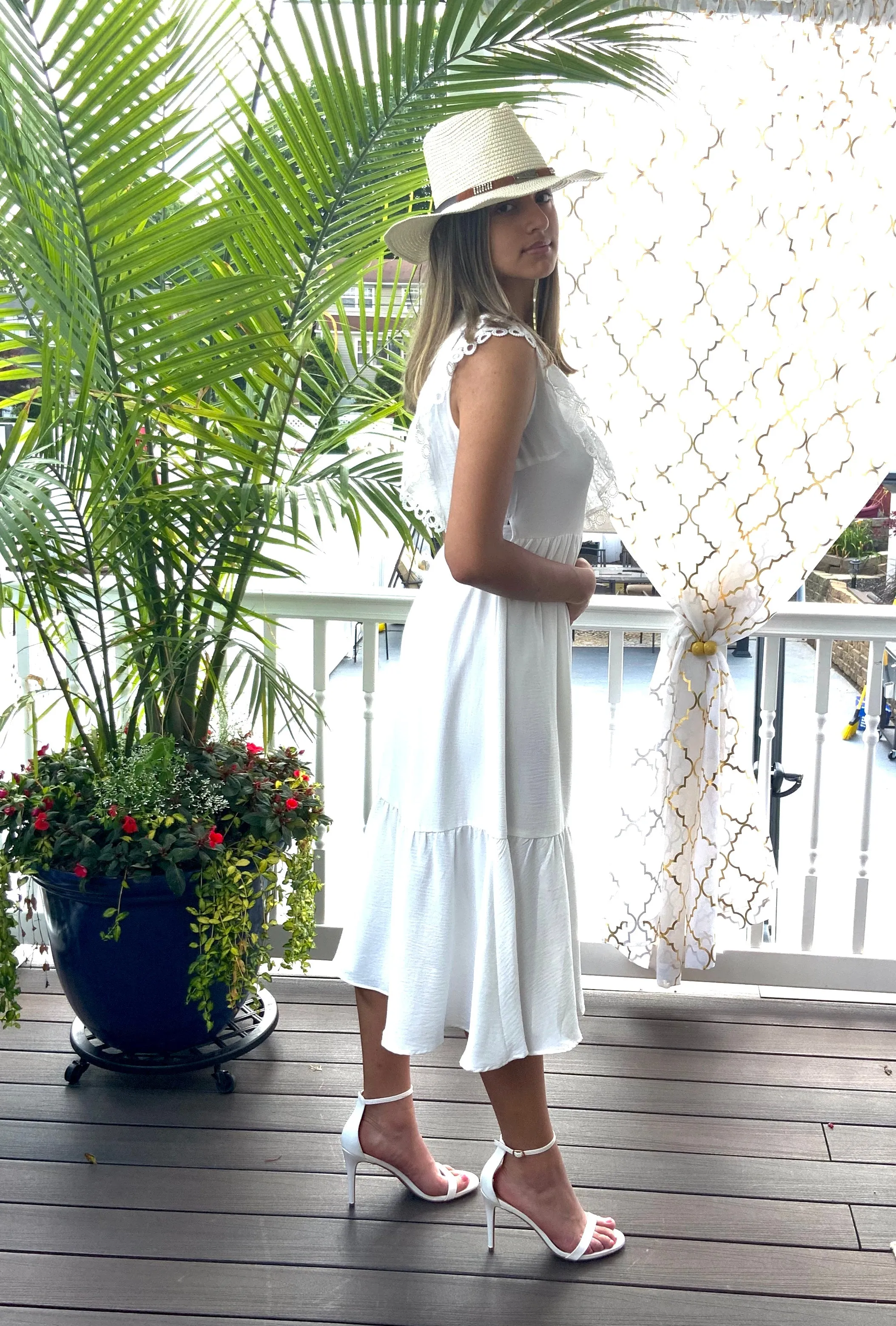 JACKLYN MIDI WRAP DRESS
