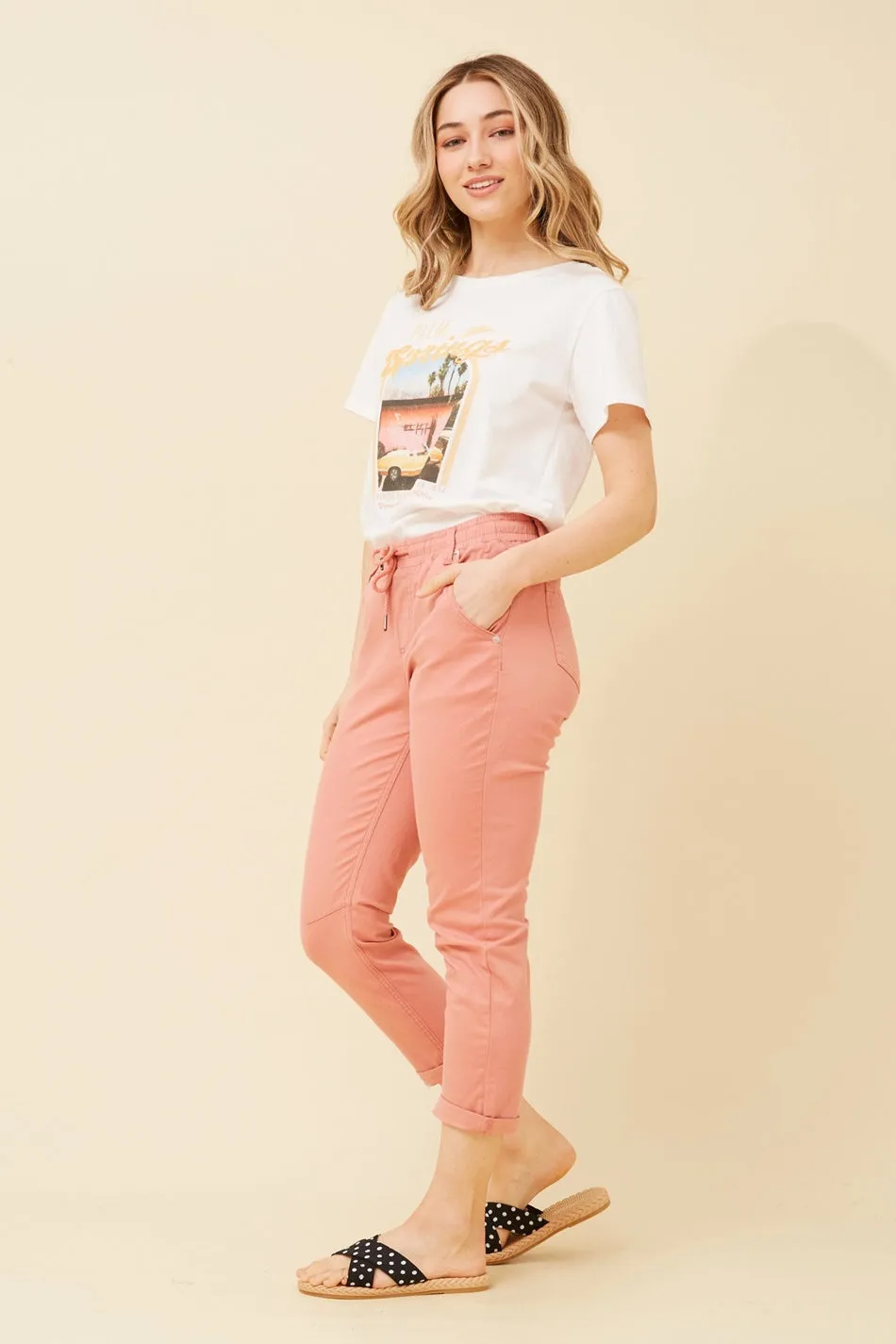 JANIA SOLID JOGGER PANTS