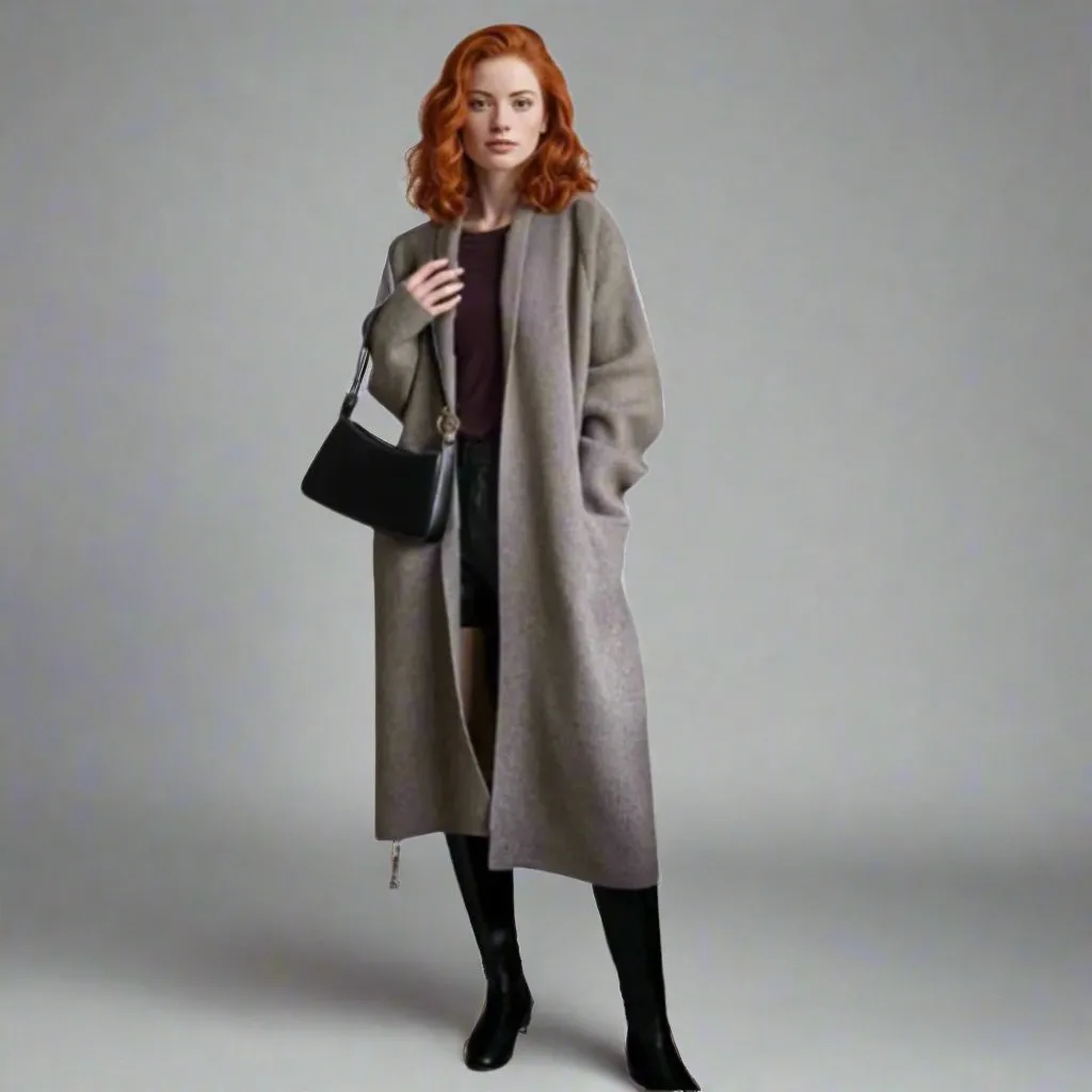 Jazz Up Brown Belted Cardigan