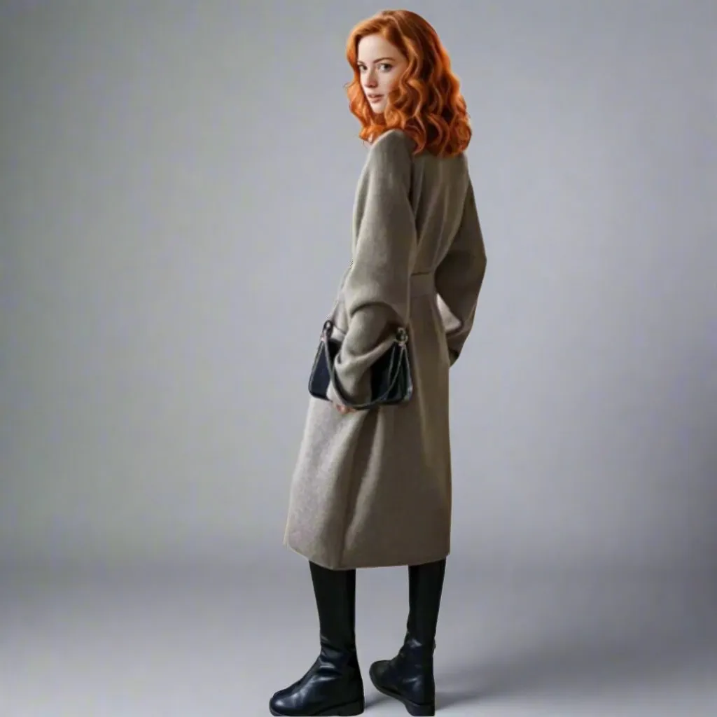 Jazz Up Brown Belted Cardigan