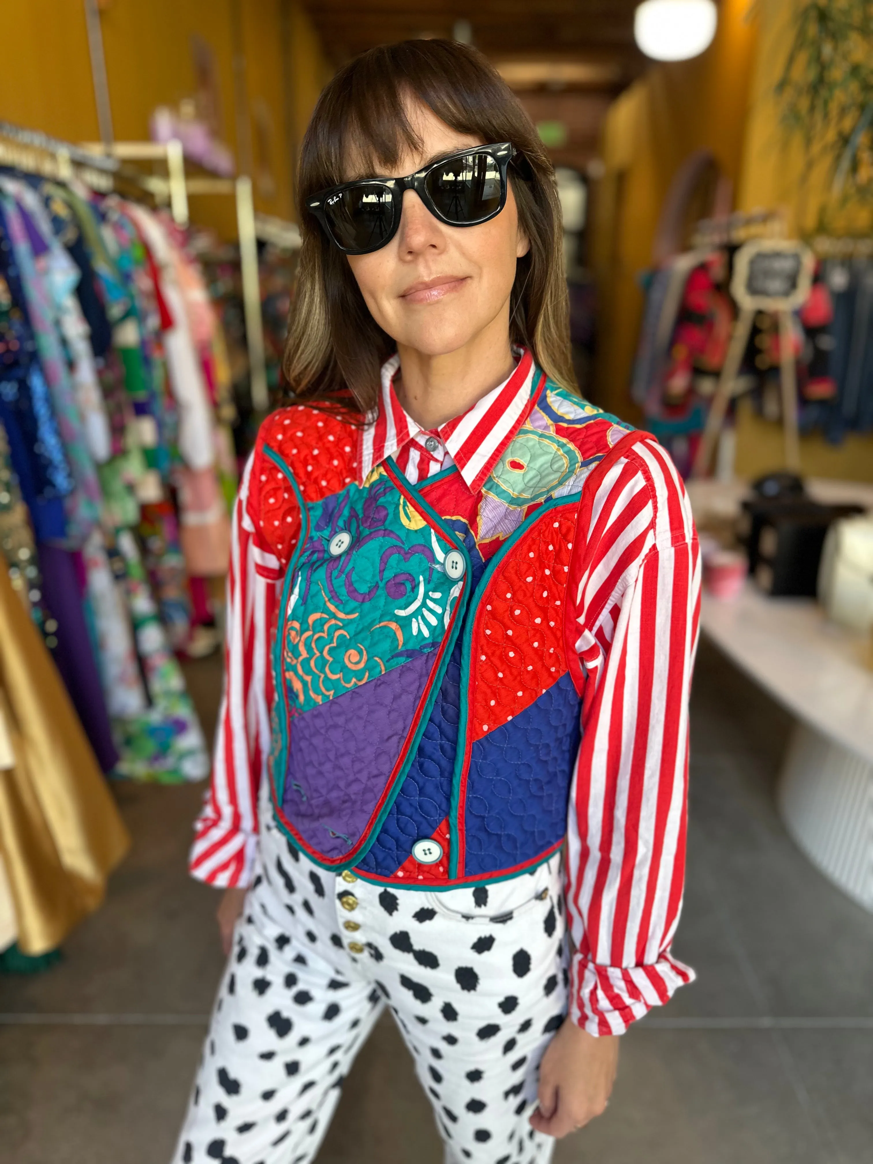 Jeanne Marc Quilted Vest