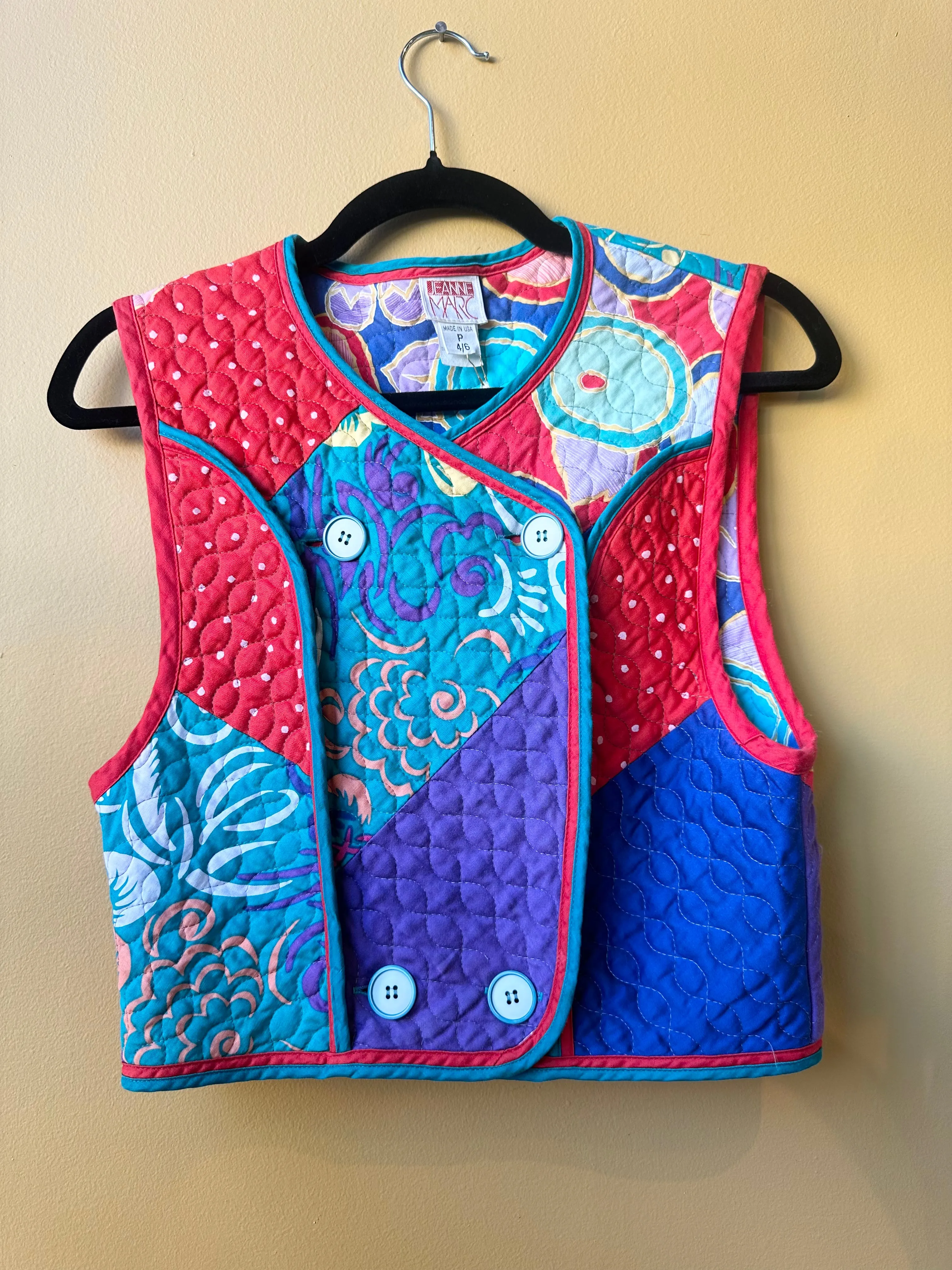 Jeanne Marc Quilted Vest