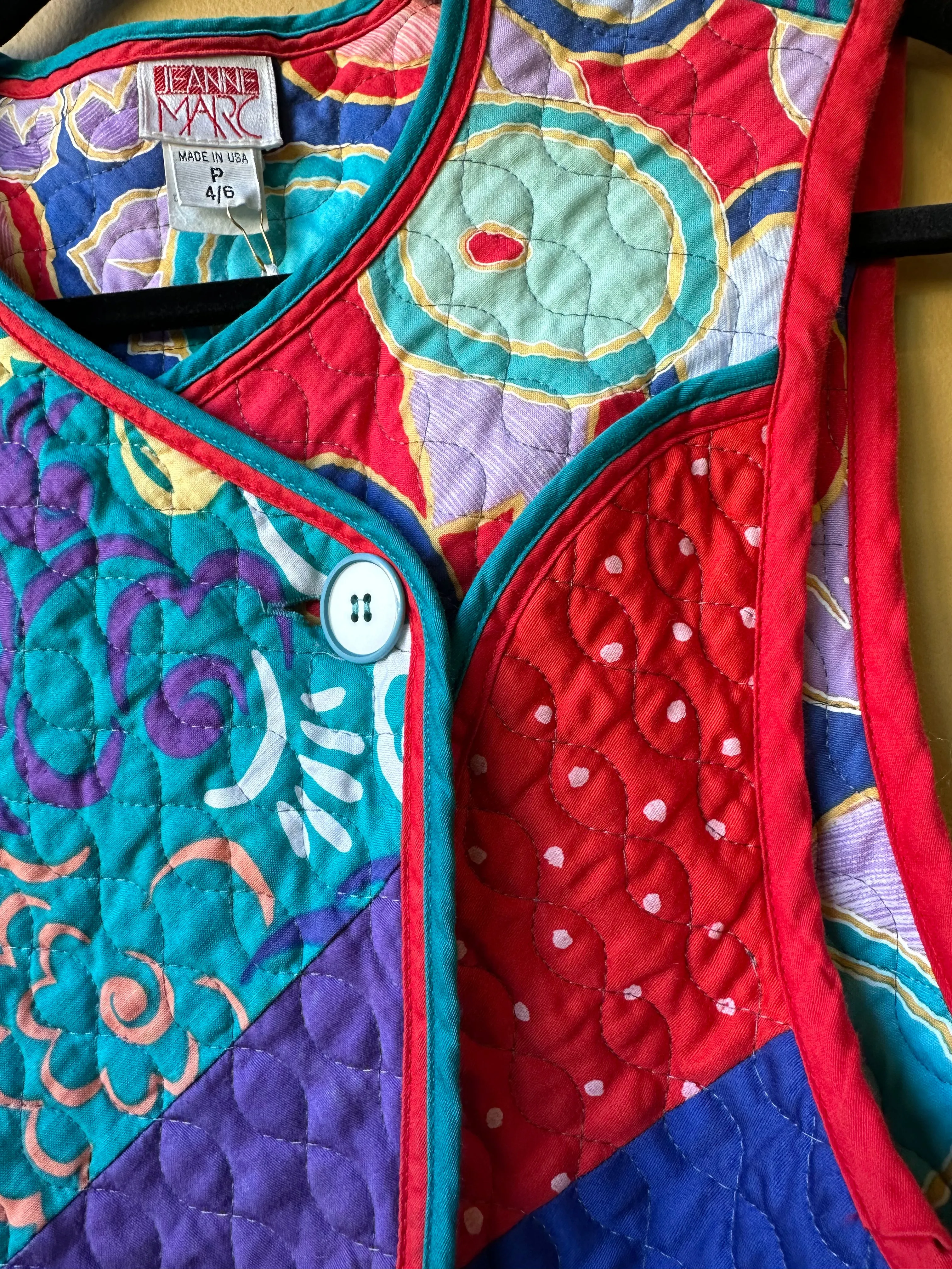 Jeanne Marc Quilted Vest