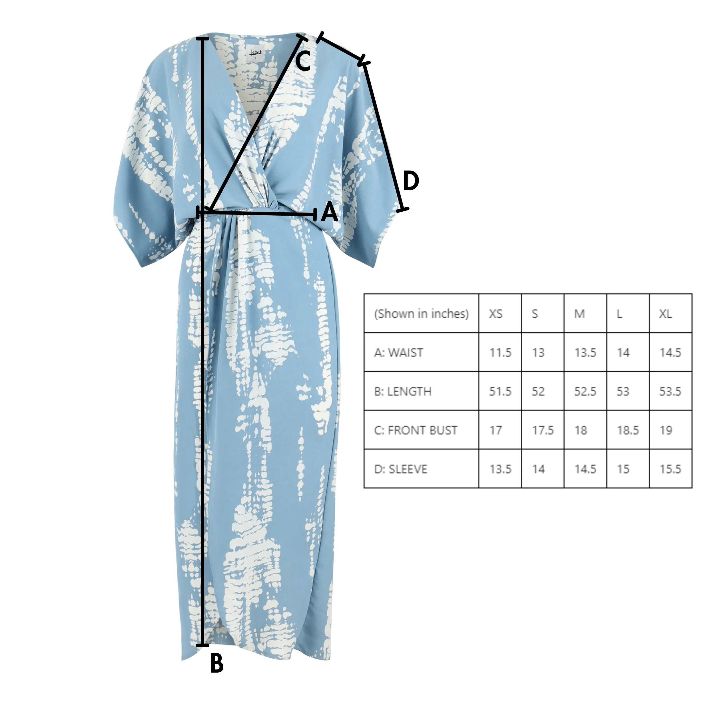Joey Maxi Dress - Indigo Wave
