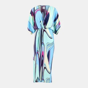 Joey Maxi Dress - Indigo Wave
