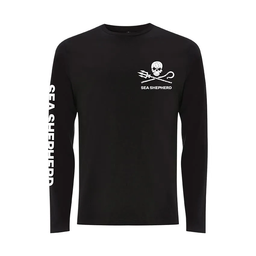Jolly Roger Unisex Long Sleeve Black