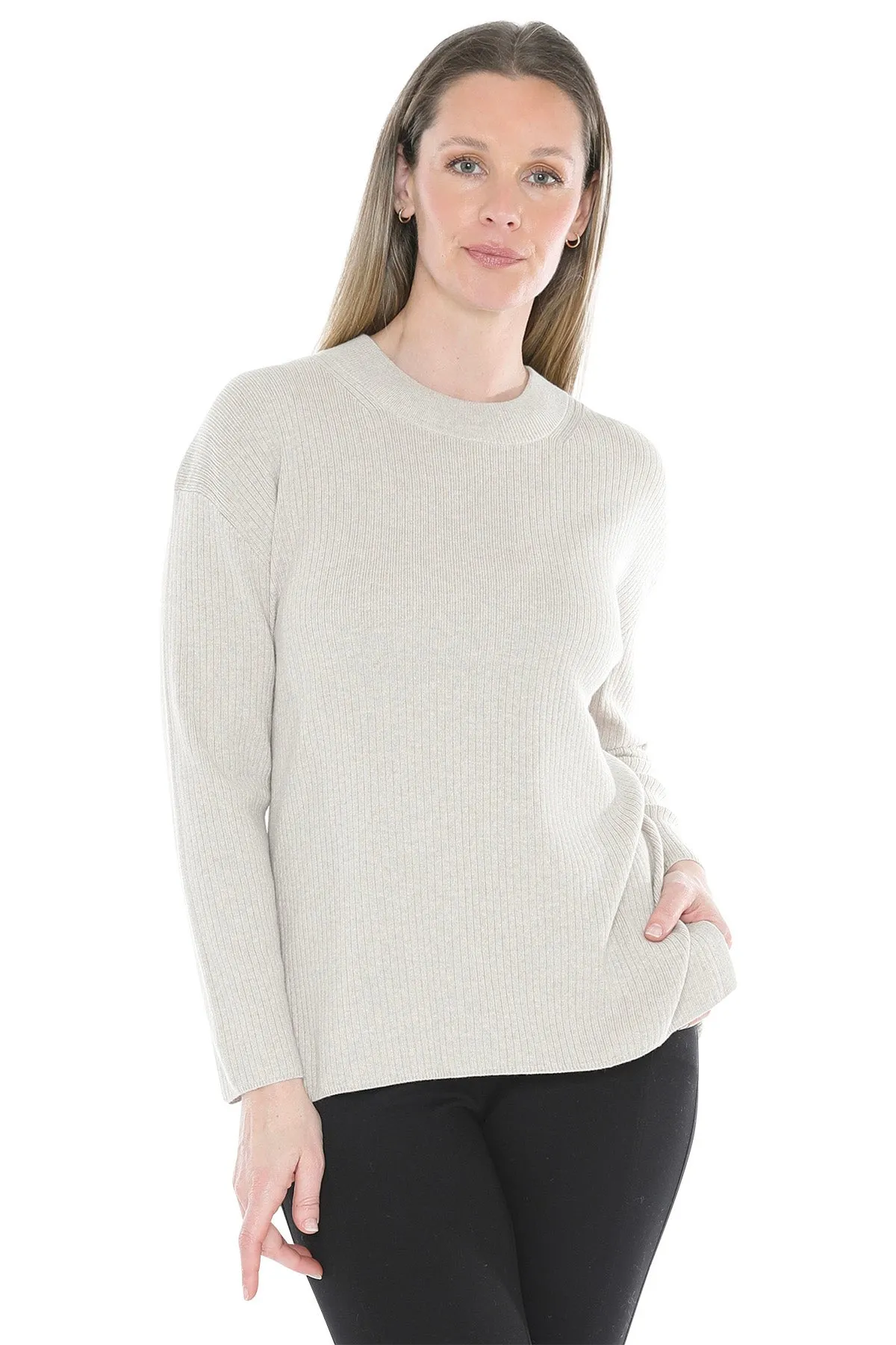 Jump Rib Tunic Pullover