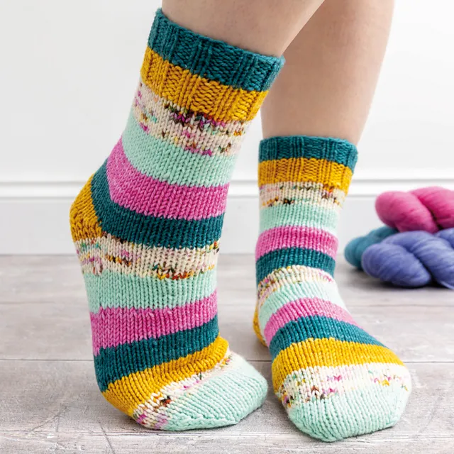 Knit a Box of Socks by Julie Ann Lebouthillier