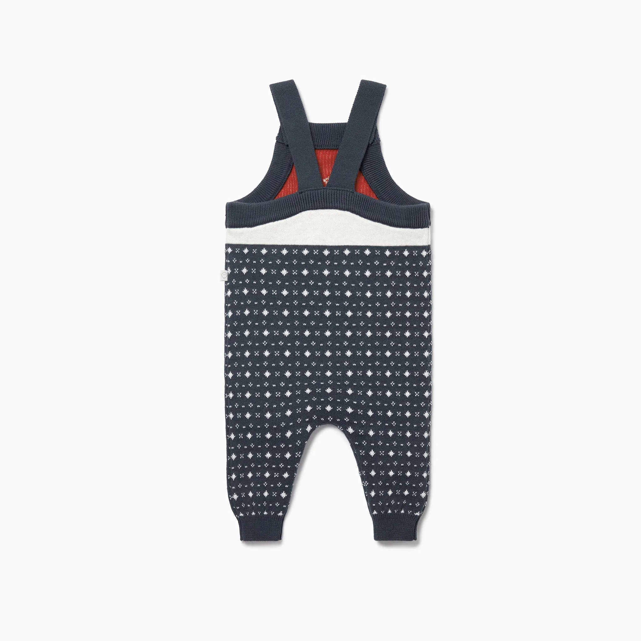 Knitted Reindeer Dungarees