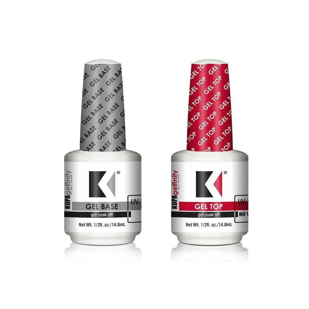 KUPA - Gelfinity Top & Base Coat Bundle 0.5 oz