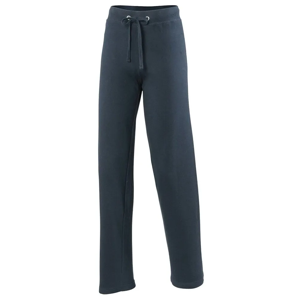 Ladies Fit Cotton Blend Mid Weight Open Hem Comfy Lounge Wear Jogger Pant JH075