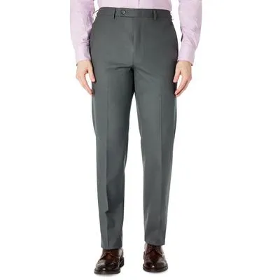 Lauren Ralph Lauren Mens Regular fit Dress Pants 36 / 34 Grey Solid Stretch