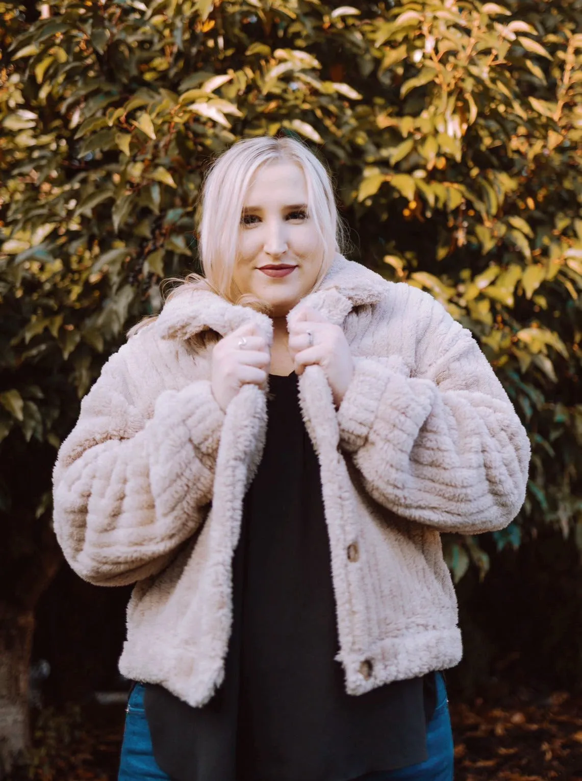 LEXI PLUSH JACKET - FINAL SALE
