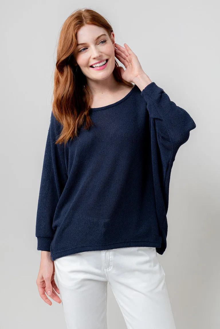 Lily & Me Laburnum Top in Navy